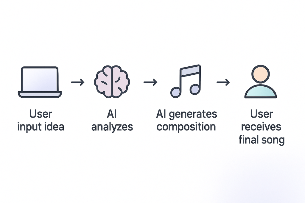 AI Music Composition Process