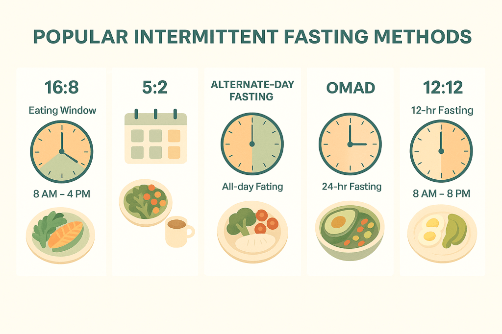 Popular Intermittent Fasting Methods