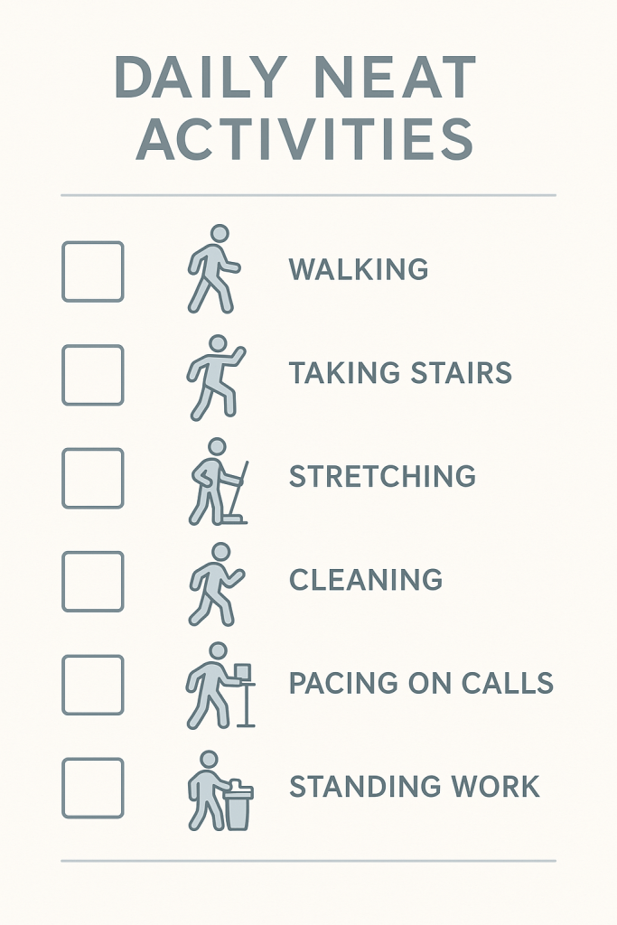 Daily NEAT Movement Checklist